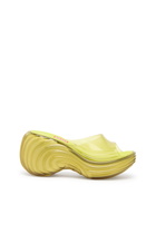 Diesel Platform mule in Melflex - Sandals Womens in Yellow