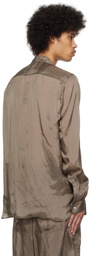 Rick Owens Gray Larry Fogpocket Shirt