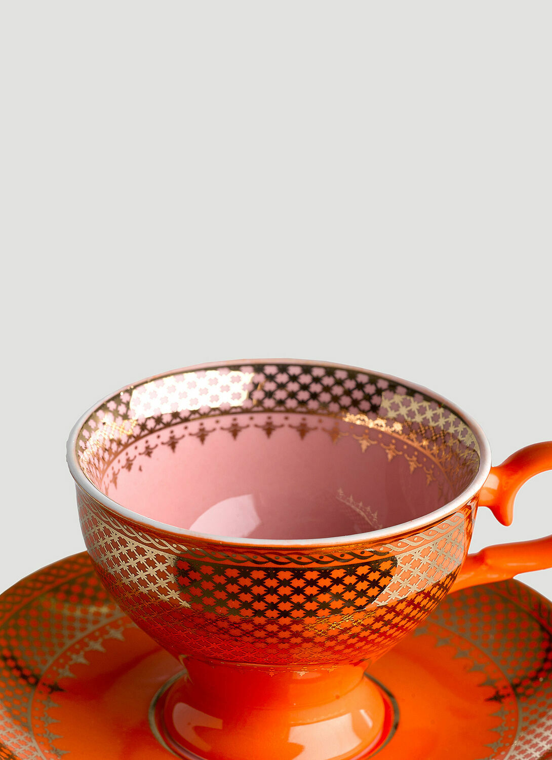 POLSPOTTEN Set of Four Grandma Espresso Cups and Saucers