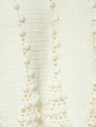 REMAIN - Cotton Blend Crochet Knit Halter Top