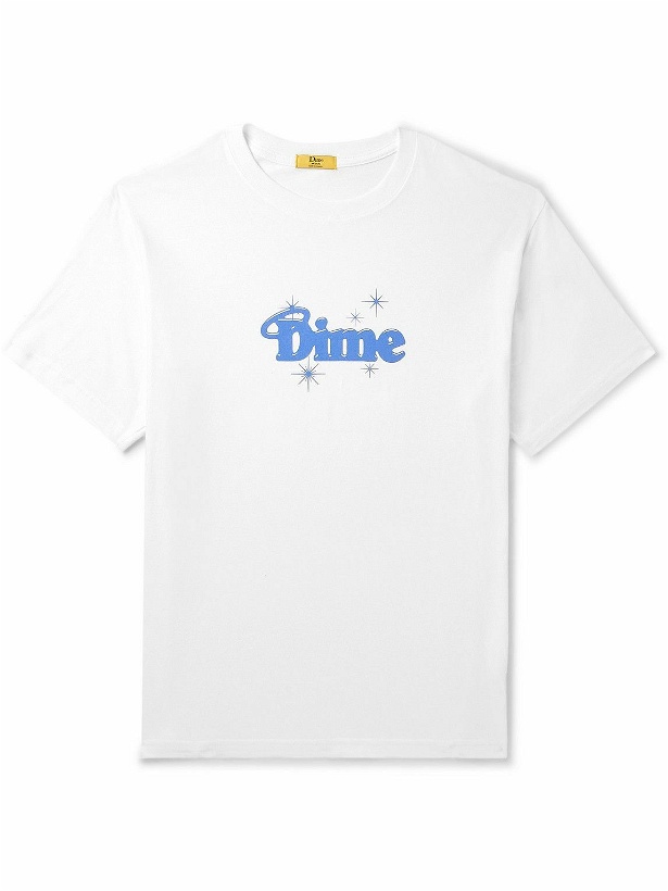Photo: DIME - Halo Logo-Print Cotton-Jersey T-Shirt - White