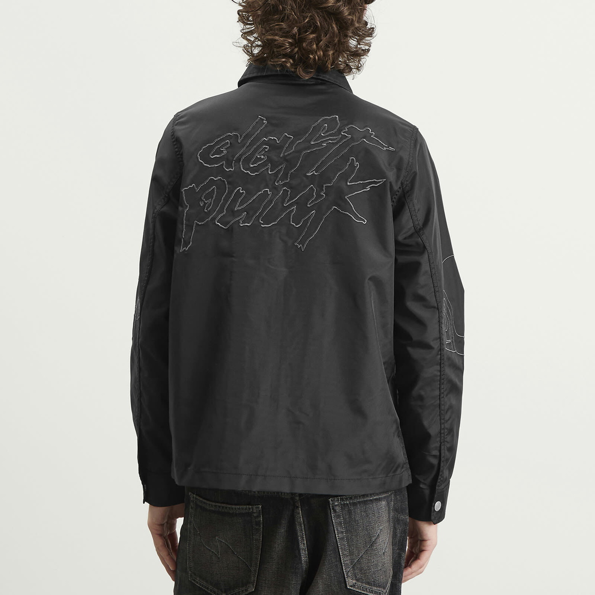Pleasures Men's Helmets Nylon Work Jacket in Black