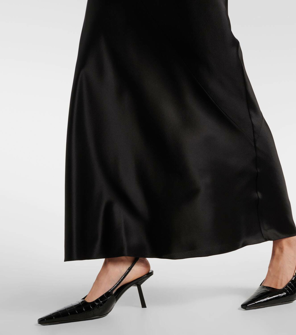 Saint Laurent Silk satin maxi skirt Saint Laurent