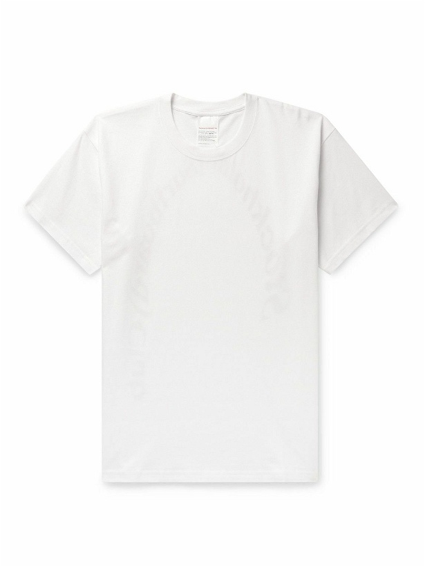 Photo: Stockholm Surfboard Club - Logo-Print Organic Cotton-Jersey T-Shirt - White