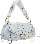 Guess Jeans U.S.A. Blue Mini Denim Shoulder Bag