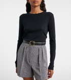 Max Mara Ribbed-knit T-shirt