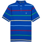 Polo Ralph Lauren Men's Stripe Polo Shirt in Sapphire Star Multi
