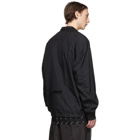 Juun.J Black The Altered Tech Zippered Sweatshirt