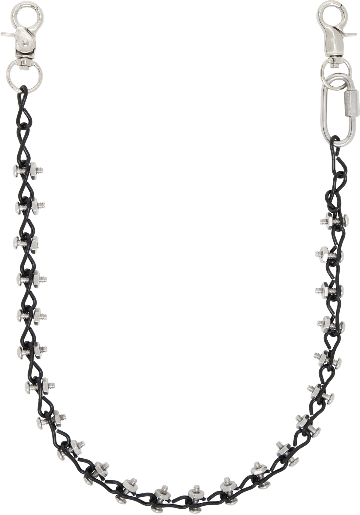 Apartment 1007 Black & Silver #14 Jack Wallet Chain