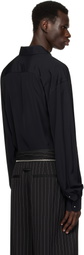 Mugler Black Pierced Shirt