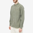 Norse Projects Men's Osvald Tencel Shirt in Dried Sage Green