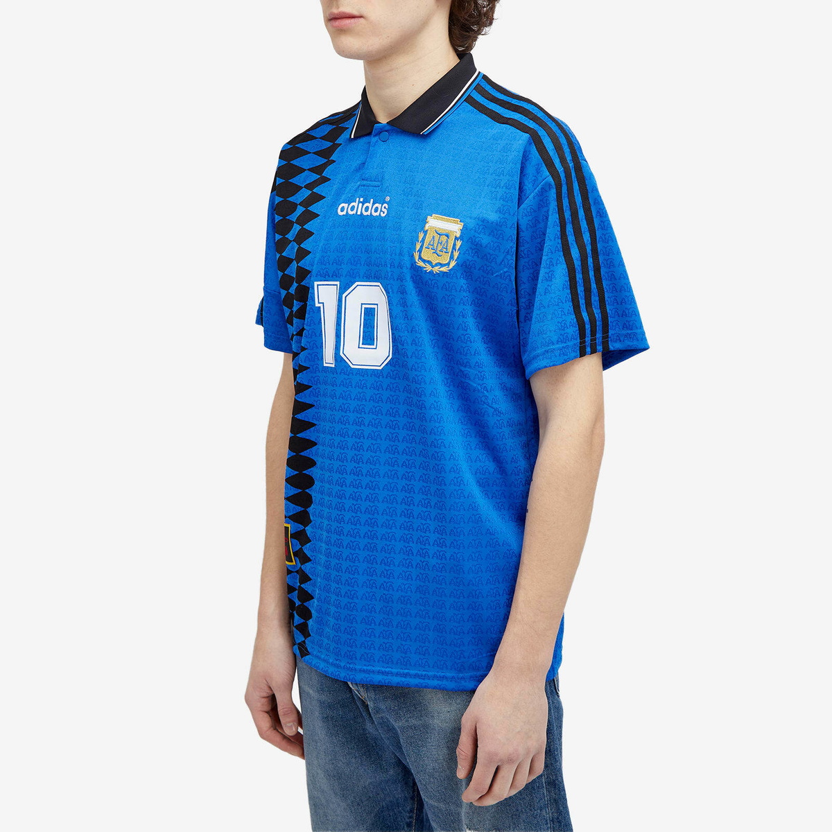 Adidas Men's Argentina 94 Jersey in Blue adidas