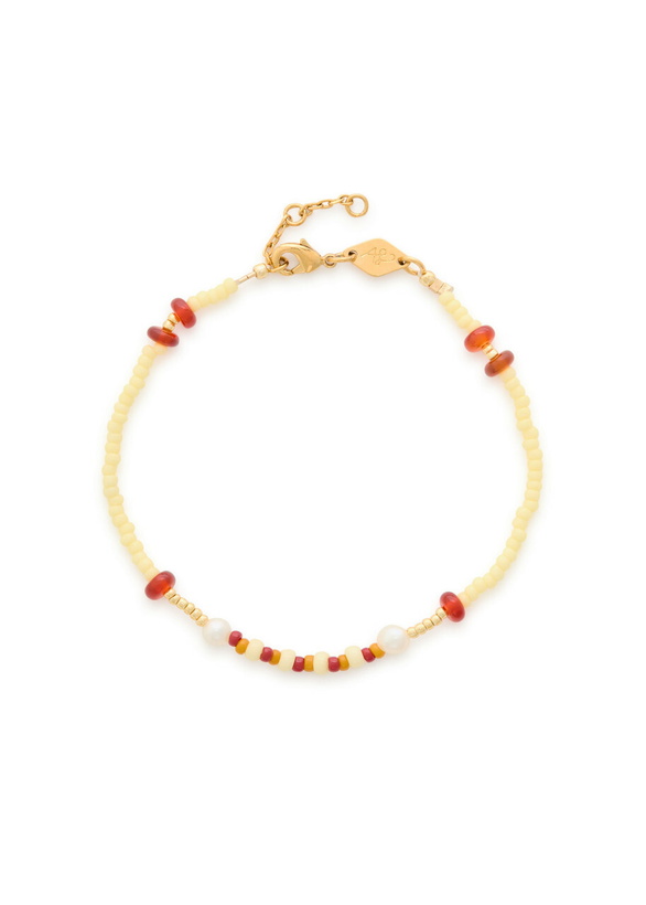 Photo: Anni LU Dizzy Moon 18kt Gold-plated Beaded Bracelet - Multicoloured - One Size
