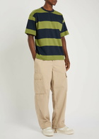 Ymc Triple Stripe Cotton T-shirt Green