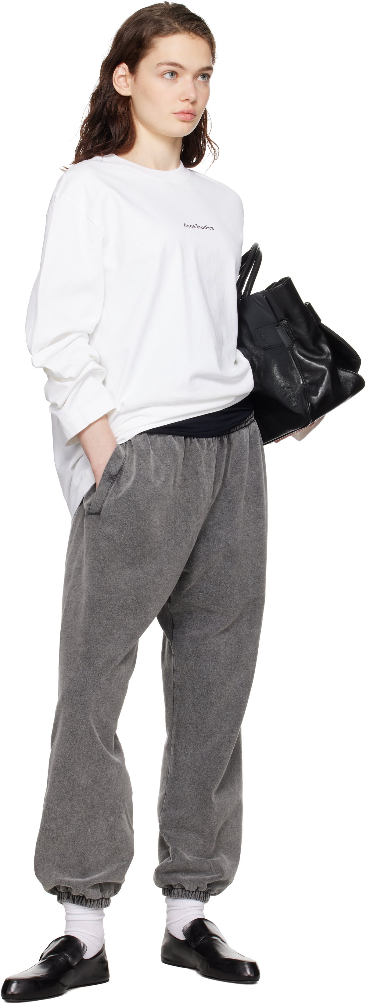 Acne Studios Gray Cotton Sweatpants