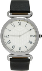 Fendi Black & Silver Palazzo Watch
