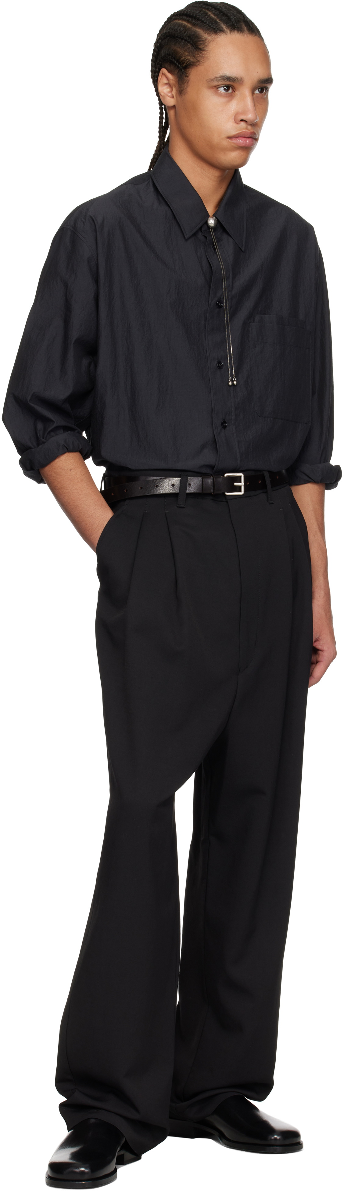 Black Double pocket Shirt main image 1