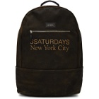 Saturdays NYC SSENSE Exclusive Brown Hannes Backpack
