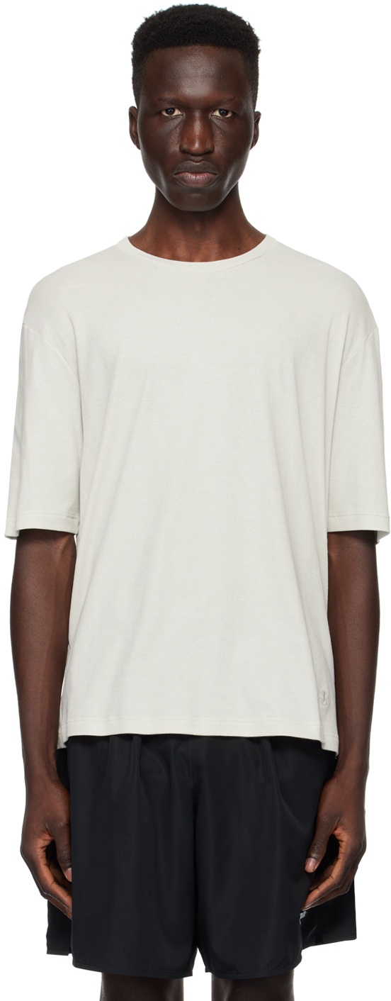 Photo: Jil Sander Off-White Embroidered T-Shirt