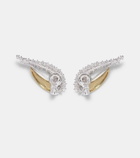 Yeprem Golden Strada 18kt gold earrings with diamonds