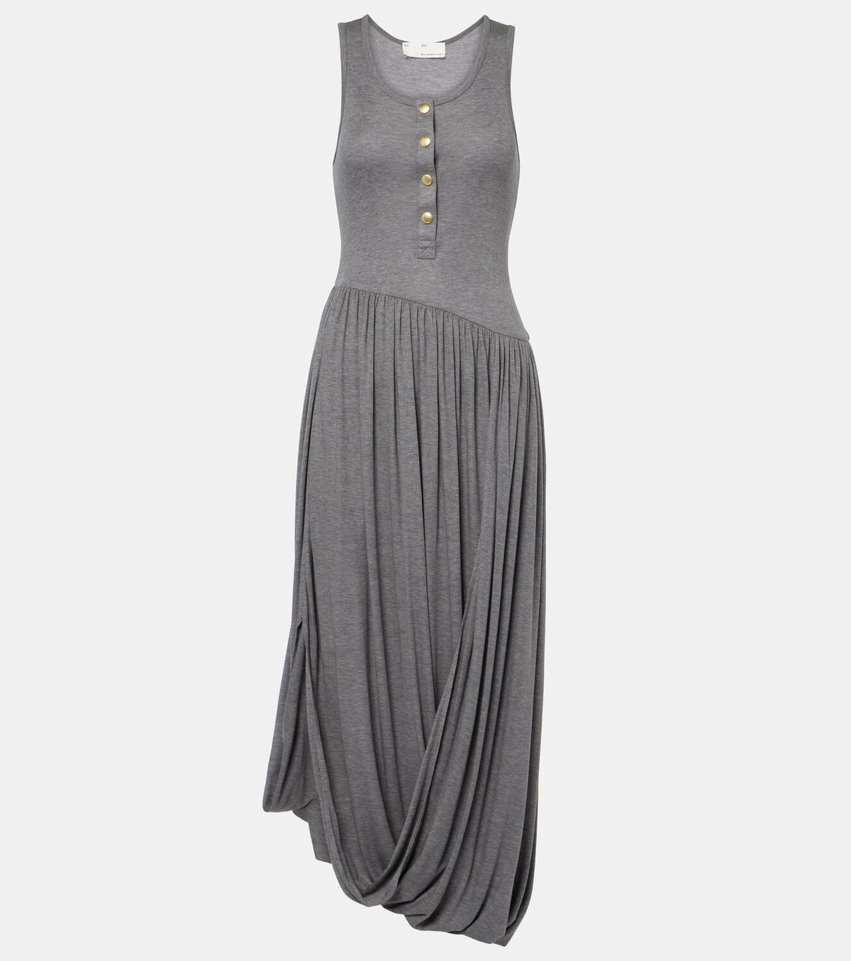 Xu Zhi Draped jersey midi dress