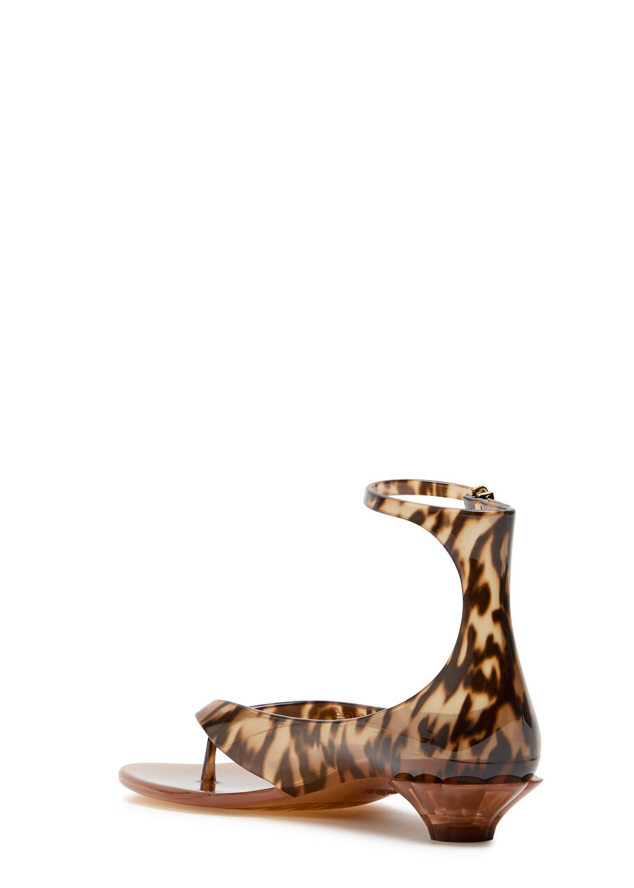 Chloe Jelly 25 Thong Sandals Brown