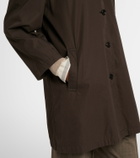 The Row Hawkins cotton and cashmere car coat