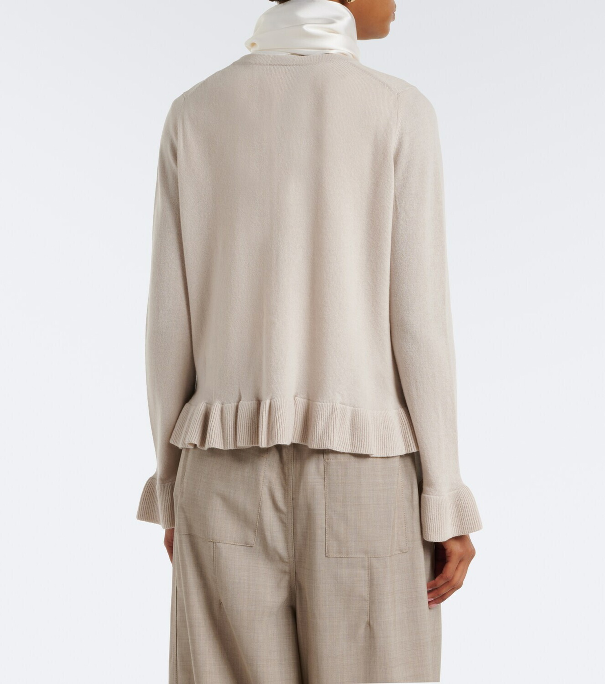 Jardin des Orangers Wool and cashmere cardigan