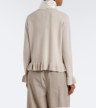 Jardin des Orangers Wool and cashmere cardigan