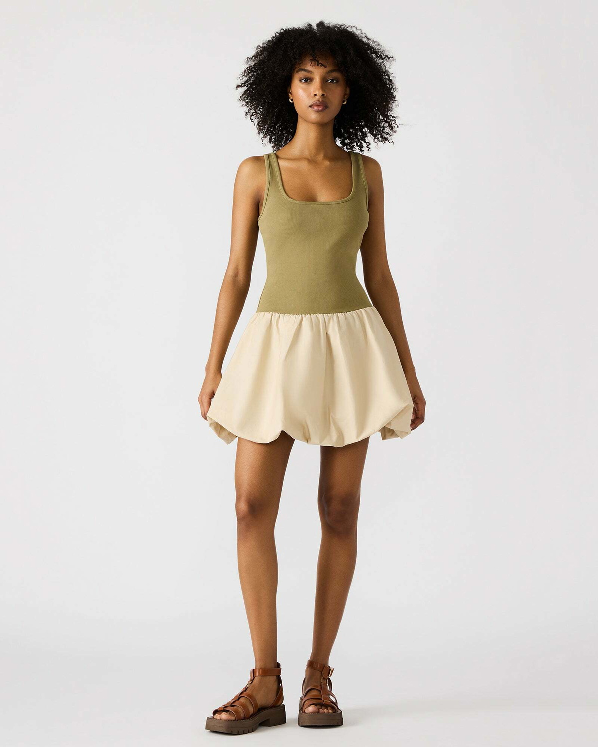 Steve Madden Linnea Dress in Khaki