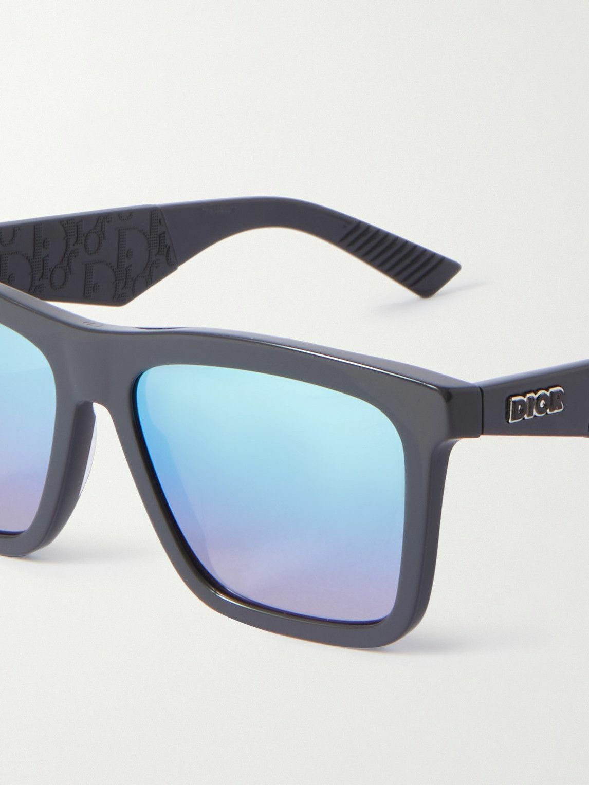 Dior Eyewear - B27 S1I D-Frame Logo-Detailed Acetate Mirrored Sunglasses  Dior Eyewear