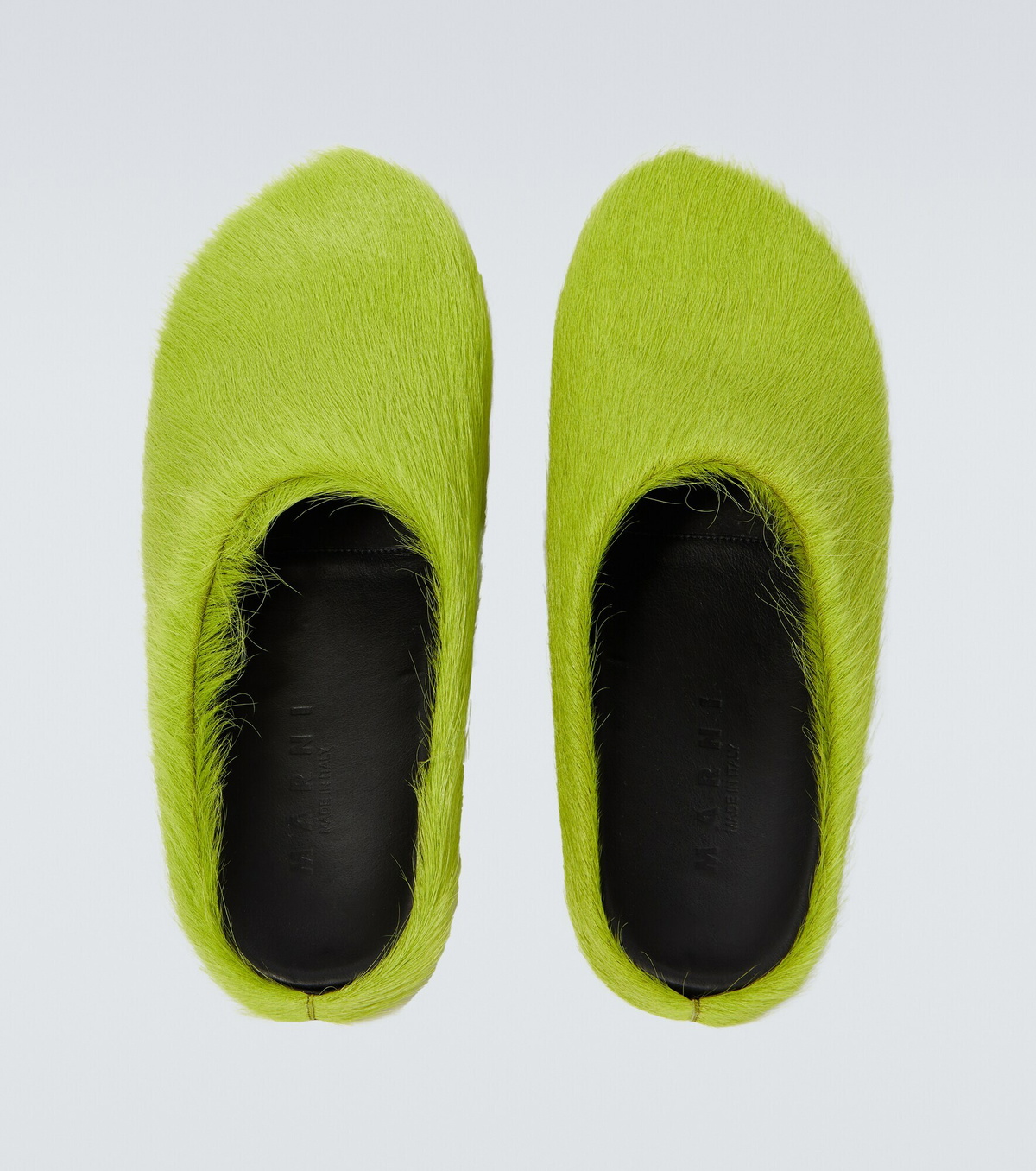 calf hair mules