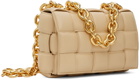 Bottega Veneta Beige Padded Chain Cassette Bag