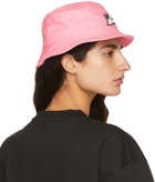 We11done Pink Denim Bucket Hat