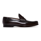 Ralph Lauren Purple Label Brown Chalmers Penny Loafers
