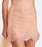 Maria Lucia Hohan Elsinora tulle corset minidress
