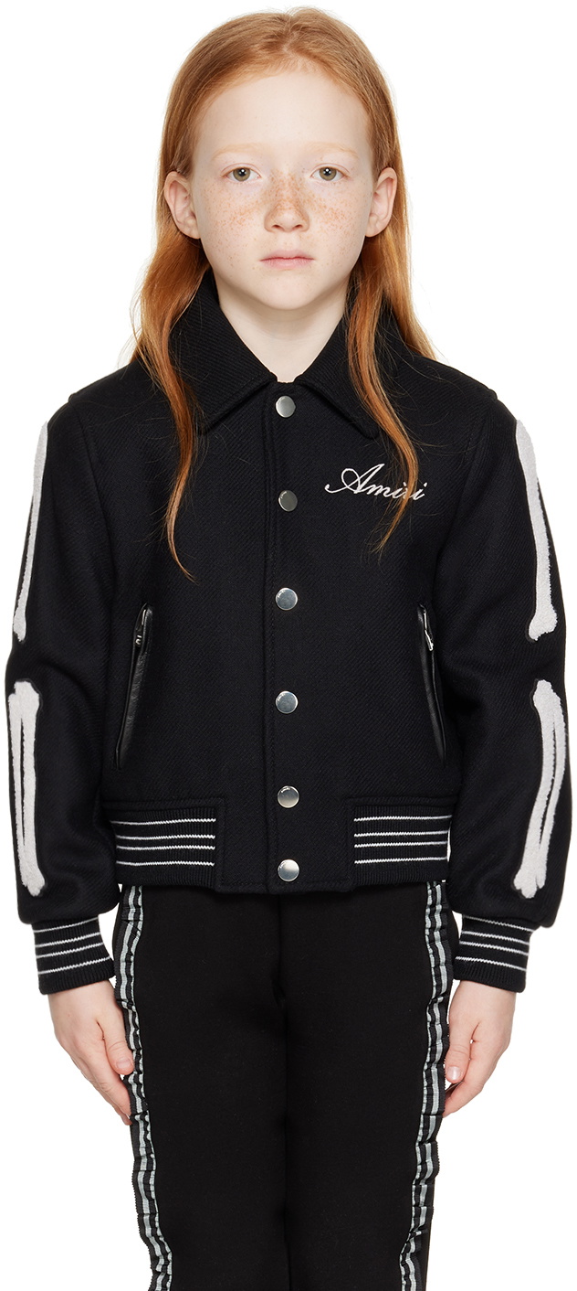 AMIRI Kids Black Bones Jacket