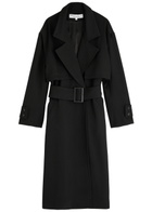 JW Anderson Belted Wool Trench Coat Black
