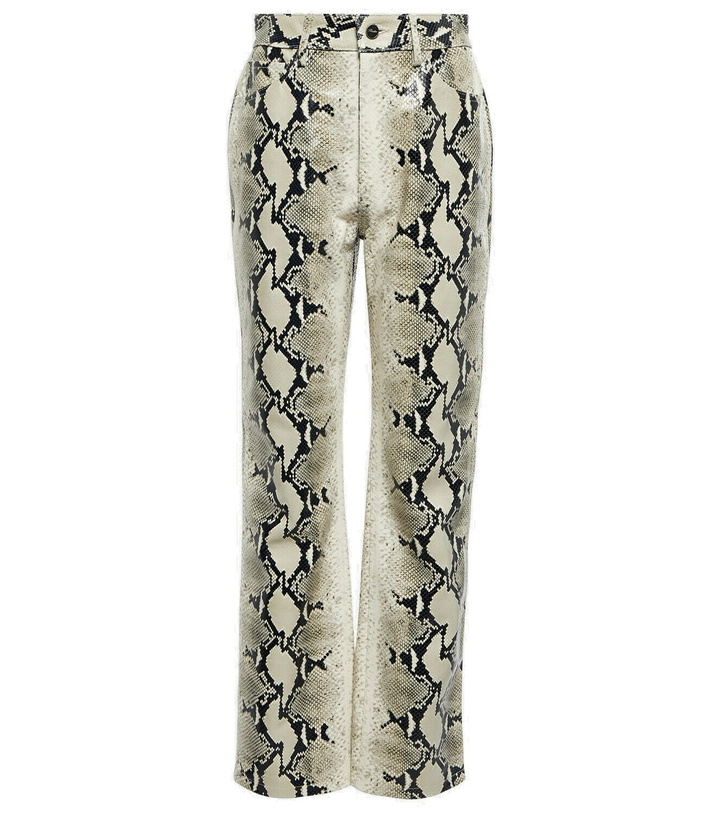 Photo: Khaite Danielle snake-print pants