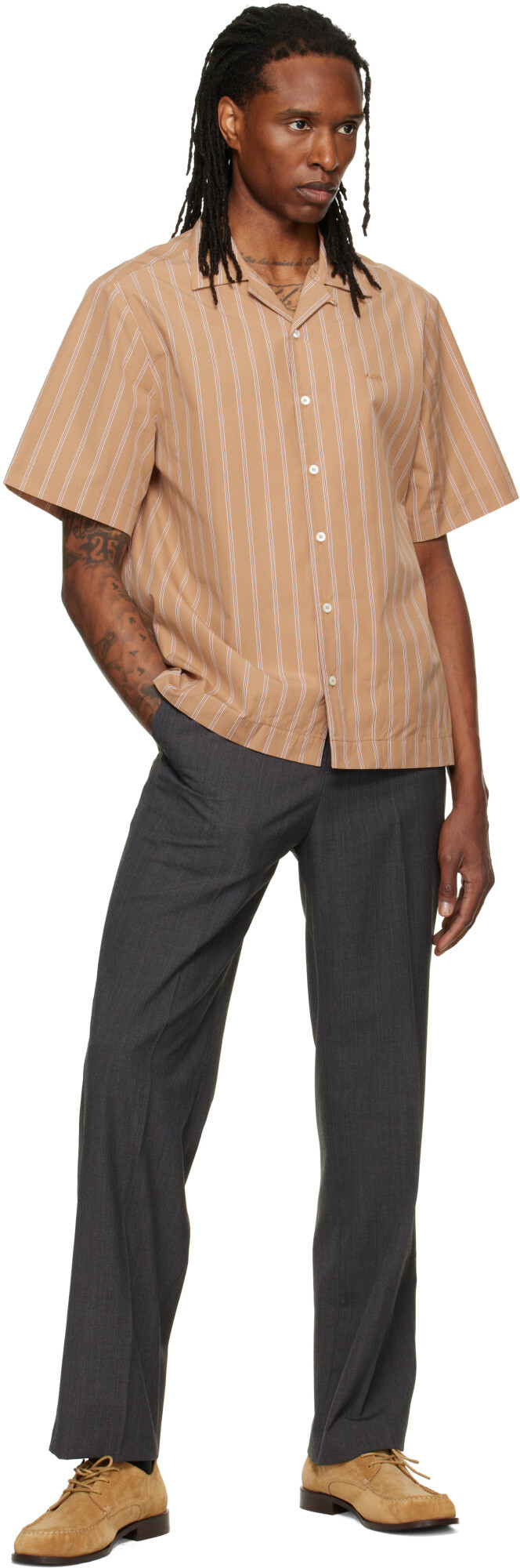 A.P.C. Gray Dylan Trousers