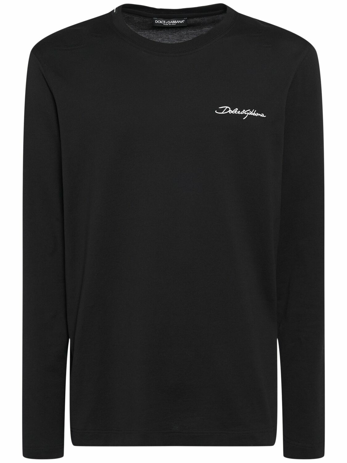 DOLCE & GABBANA - Ribbed Cotton Jersey Tank Top Dolce & Gabbana
