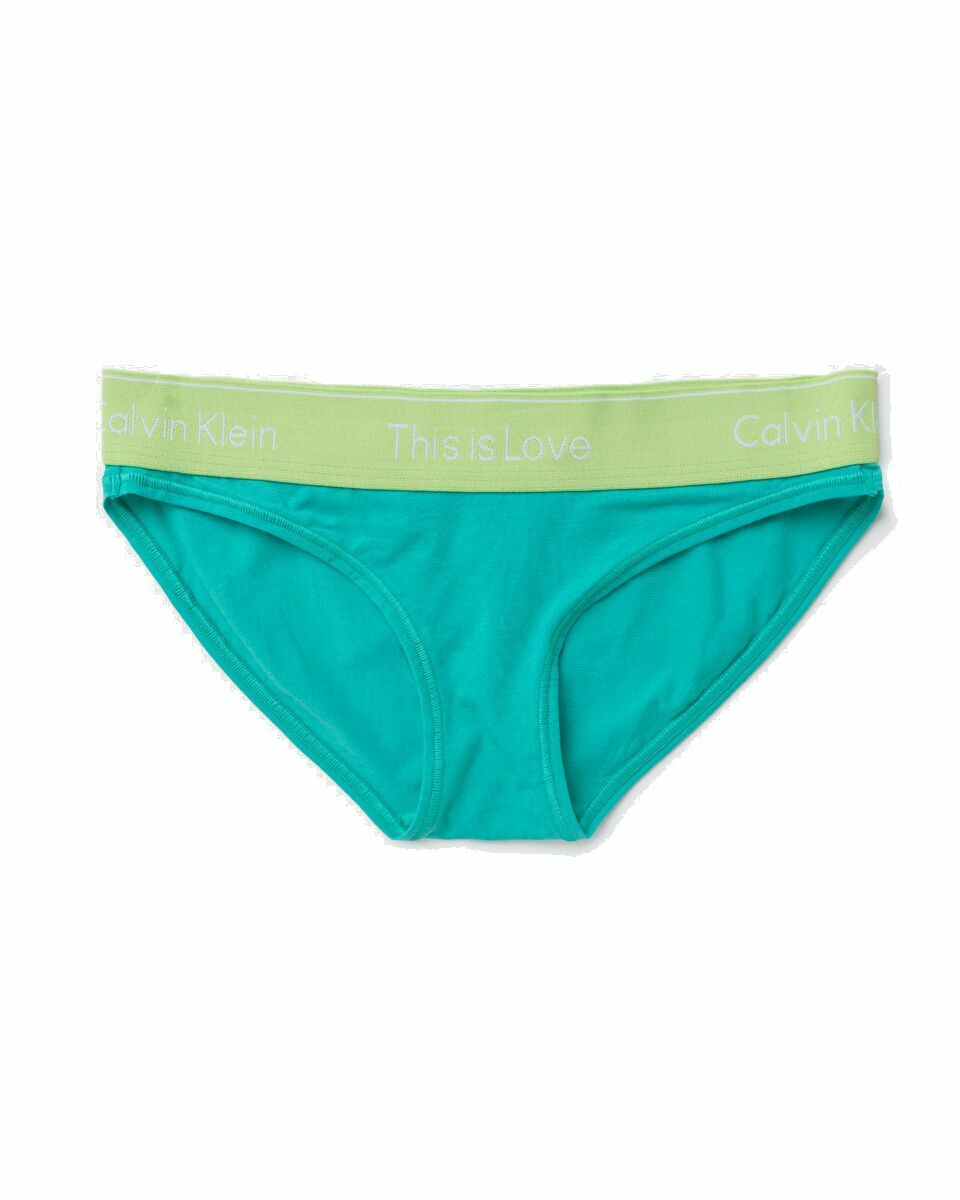 Photo: Calvin Klein Underwear Wmns Slip Blue - Womens - Panties