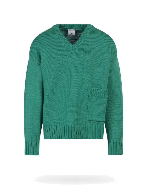 Photo: Pt Torino Sweater Green   Mens