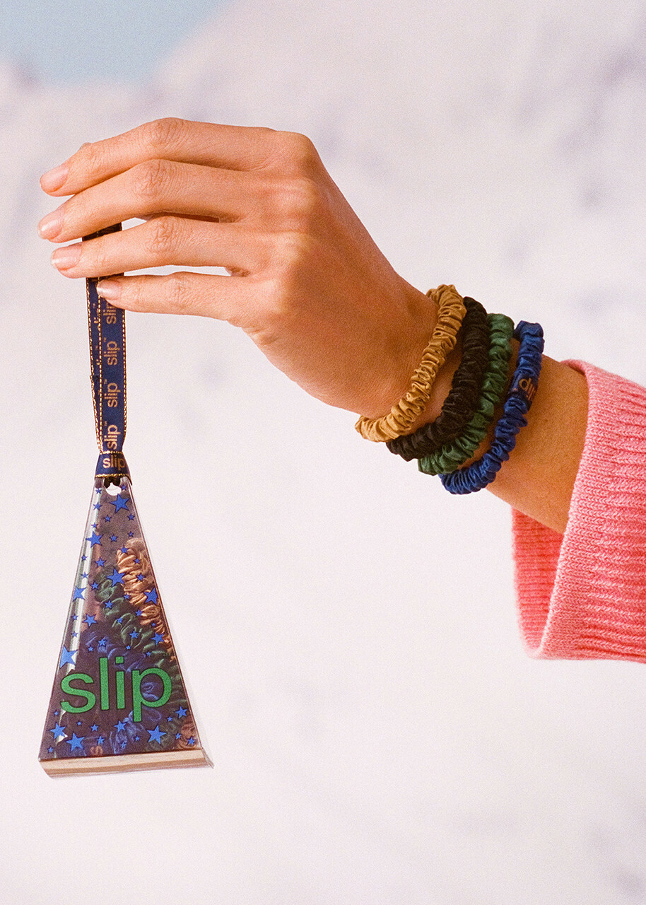 Slip Pure Silk Skinny Scrunchie Ornament - Paige