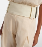 Sportmax Ferito cotton voile wide-leg pants