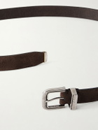 Brunello Cucinelli - 3cm Suede Belt - Brown