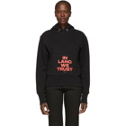 Helmut Lang Black Brian Roettinger Logo Hack Standard Hoodie