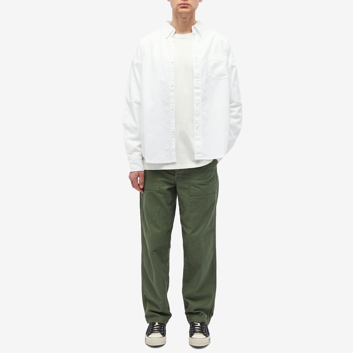 Visvim Men's Albacore Oxford Shirt In White Visvim