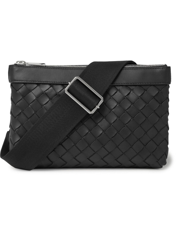 Photo: BOTTEGA VENETA - Intrecciato Leather Messenger Bag