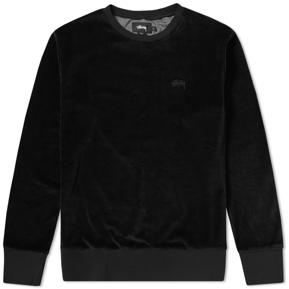 90s stussy velours raglan long t shirt｜トップス